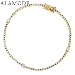 Damiani(ダミアーニ) ノッテ ディ サン ロレンツォ テニスブレスレット ダイヤモンド イエローゴールド K18YG 7.2g レディース 41100100356【中古】【アラモード】のサムネイル