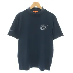 ビームスゴルフ BEAMS GOLF ポパイ POPEYE ゴルフウェア モックネックシャツ Tシャツ カットソー 半袖 プリント M 紺 ネイビー 82-03-0183-444 /YTのサムネイル