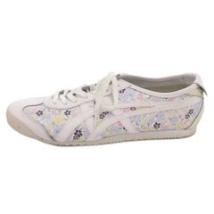 오니츠카 타이거 Onitsuka Tiger MEXICO 66 스니커 슈즈 로우 컷 꽃무늬 30 화이트 화이트 1183C152 /FF