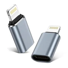【人気商品】GAEF Type C to ライトニング 変換アダプタ (2個セット) 急速充電& データ転送 知能チップ搭載 アルミ合金外装 USB-C iPhone 変換コネクタ タイプCからiOS変換コネクタ 充電専用 【イヤホン不可&OTG機能非対応】U