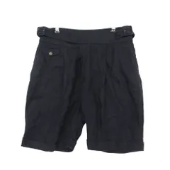 RAINMAKER レインメーカー リネン タック ショート パンツ ボトムス RM161-048 46/XL ネイビー メンズ 【中古】のサムネイル