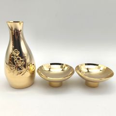 24k GP お猪口 徳利 セット おちょこ とっくり 金メッキ - メルカリ