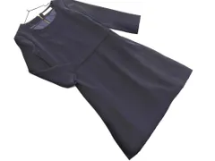 BEAMS LIGHTS ビームスライツ バックギャザー ワンピース size38/濃紺 ■◇ レディースのサムネイル