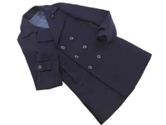 ABAHOUSE アバハウス ウール混 ダブルボタン コート size3/紺 ◇■ メンズのサムネイル