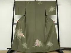 平和屋着物●訪問着　友禅　作家物　琴　童子遊び　蛍暈し　正絹　逸品　CABG5203ut