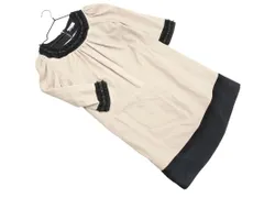LANVIN ランバン リネン混 チェーン Iライン ワンピース size46/グレージュ ■◇ レディースのサムネイル