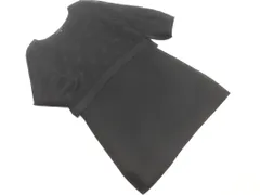 TO BE CHIC トゥービーシック ニット フェイクレイヤード ドット ワンピース size40/黒 ■◇ レディースのサムネイル