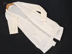 MACKINTOSH LONDON マッキントッシュロンドン ウエスト リボン ショール ロング カーディガン size38/白 ■◇ レディースのサムネイル