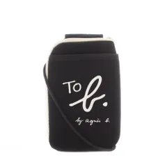 トゥービーバイアニエスベー To b. by agnes b. ロゴマルチポシェット ショルダー 黒 ブラック ロゴ /RI ■OSのサムネイル
