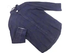 VANQUISH ヴァンキッシュ 総柄 シャツ sizeM/紺 ■◇ メンズのサムネイル