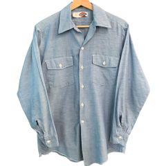 60s〜70s Montgomery Ward シャンブレー 長袖シャツ 古着 - メルカリ