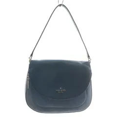 ケイトスペード KATE SPADE ハンドバッグ ショルダー 2WAY スエード レザー フラップ ロゴ シルバー金具 青 ブルー WKR00543 /XZ ■GY01のサムネイル