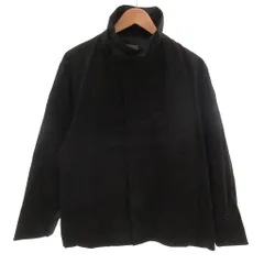 カルバンクラインシーケー Calvin Klein C.K 美品 ジャケット M 黒 ブラック スタンドカラー 長袖 パッチポケット 3735-CJRCB-KA-2415 /HW ■GY61