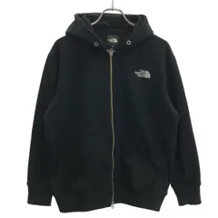 THE NORTH FACE ザノースフェイス スクエアロゴフルジップパーカー NT62038 ブラック S