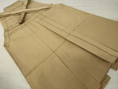 平和屋着物●男性　人間国宝　甲田綏郎　精好仙台平　馬乗り袴　縞　正絹　逸品　AABJ4943ck 平和屋着物○男性 人間国宝 甲田綏郎 精好仙台平 馬乗り袴 縞 正絹