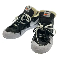 sacai×NIKE サカイ ナイキ BLAZER LOW ブレーザー ローカットスニーカー DM6443-001 ブラック 23.5cm