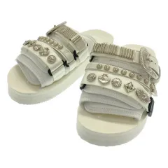 TOGA PULLA × SUICOKE トーガ プルラ スイコック Moto Sandals メタルデザインサンダル  ホワイト 24cmのサムネイル