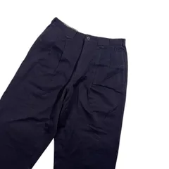 Papas パパス ツータック コットン チノ パンツ チノパン M/ネイビー系 メンズ トラッド アイビー レトロのサムネイル