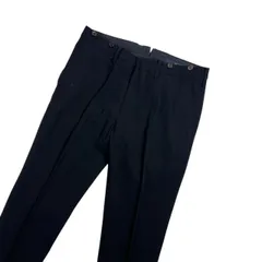 Y's ワイズ  サスペンダーボタン付き スラックス パンツ 38/ブラック系 メンズ YE-P70-141 yohji yamamoto ヨウジヤマモトのサムネイル