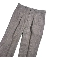 DAKS LONDON ダックス ロンドン チェック ツータック スラックス パンツ サイズ 85 /グレー系 メンズのサムネイル