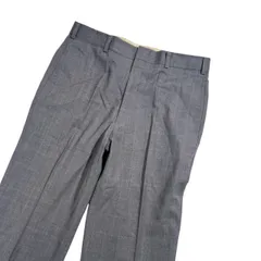 J.PRESS ジェイプレス AUTHENTIC MODEL チェック 裾ダブル スラックス パンツ 94-84-170/グレー系 メンズ トラッド アイビーのサムネイル