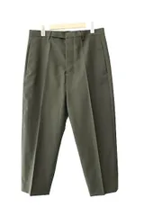 リックオウエンス Rick Owens Astair Cropped Pants アステア クロップド ウール スラックス トラウザーズ パンツ RU02D6359-ZL 46 カーキ ブランド古着ベクトル 中古☆AA★250825のサムネイル