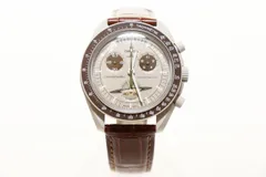オメガ OMEGA × SWATCH MISSION TO SATURN S033T100 ミッション トゥ サターン スピードマスター ムーンスウォッチ クロノグラフ 腕時計 【ブランド古着ベクトル】【中古】▲■260520のサムネイル