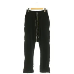 リックオウエンス Rick Owens 25AW DRAWSTRING LONG パンツ テーパード ウール混 36 黒 RU02E1380 /NR ■OS ■SHのサムネイル