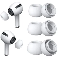 【在庫処分】YUWAKAYI イヤーピース AirPods Pro 第1/2世代対応 シリコン イヤーチップ (S/M/Lサイズ 各1ペア) 柔らかい 滑り止め 携帯用収納ボックス付き