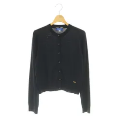 ブルーレーベルクレストブリッジ BLUE LABEL CRESTBRIDGE クルーネックニットカーディガン 38 ネイビー /CX ■OSのサムネイル