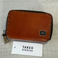 【新品タグ付き 訳アリ】TAKEO KIKUCHI タケオキクチ キーケース ラウンドファスナー 定価10450円のサムネイル