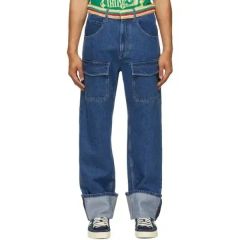 wales bonner 24SS クロシェサイドストライプ デニムパンツ - メルカリ
