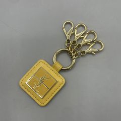 極美品 Yves Saint Laurent イヴサンローラン キーホルダー キーリング