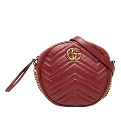 NINA RICCI 80s リボン ラウンド ワンショルダー 赤 丸型 バッグ 