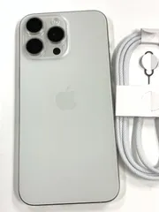ほぼ無傷 バッテリー96％SIMフリー iPhone15 Pro Max 256GB　ホワイトチタニウム