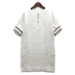 マックスマーラ MAX MARA 2023SS オールオーバー ロゴ ジャカード ジャージー ワンピース 半袖 ホワイト 白 36 2316210432のサムネイル