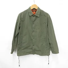 ジョンブル JOHNBULL ジャケット 長袖 ステンカラー 綿 カーキ オレンジ Mのサムネイル