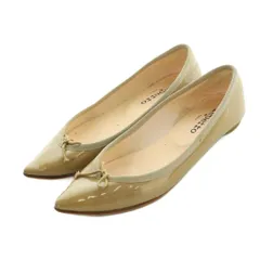 レペット Repetto バレエシューズ ポインテッドトゥ リボン 36 22.7cm ベージュ /MI ■OS