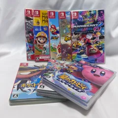 ニンテンドー Switch  空ケースのみ 8本 ソフト無し スーパーマリオ ポケモン 星のカービィ他