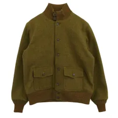 Buzz Rickson's バズリクソンズ BR15589 AVIATION ASSOCIATES WOOL A-1 JACKET ウール ジャケット カーキ系 38【極上美品】【中古】のサムネイル