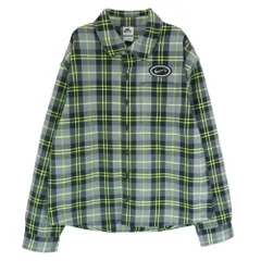 NIKE SB ナイキエスビー HV0257-070 x ERIC KOSTON エリック コストン FLNNL BTN UP KOS L/S TOP 長袖 チェック フランネルシャツ グリーン系 M【美品】【中古】のサムネイル