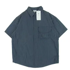 Goldwin ゴールドウィン 26SS GZ56105 Reflective Striped Shirt レトロ リフレクティブ ショート スリーブ 半袖 シャツ チャコール系 DEEP CHARCOAL M 2【極上美品】【中古】のサムネイル