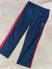 00s adidas トラックパンツ スウェットパンツ 万国旗タグ 紺赤 - メルカリ