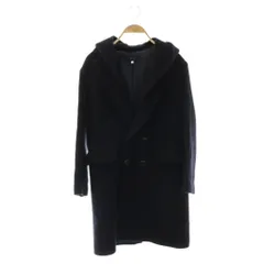トゥデイフル TODAYFUL カシミヤ混 コート ダブル 36 ネイビー /HK ■OSのサムネイル
