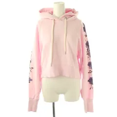 ファーファー furfur 24SS フラワープリントクロップドフーディー パーカー スウェット F ピンク マルチカラー /DO ■OSのサムネイル
