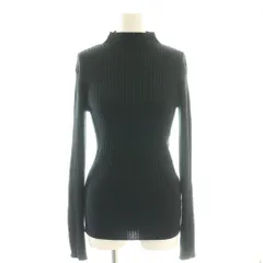プルミエ アロンディスモン 1er Arrondissement 23AW ウォッシャブルウールワイドリブボトルネックニット セーター プルオーバー ブラック /CX ■OSのサムネイル