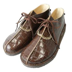 Supreme シュプリーム 24AW Clarks MARTINE ROSE Desert Trek クロコ型押し デザート シューズ ブラウン系 US10【新古品】【未使用】【中古】のサムネイル