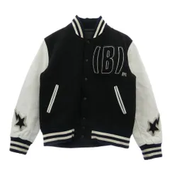 A BATHING APE アベイシングエイプ Cowhide Varsity jacket 牛革 袖