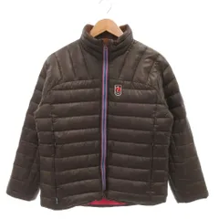フェールラーベン FJALLRAVEN ダウンジャケット 上着 M 茶 ブラウン 無地 スタンドカラー 長袖 /SC ■GY74のサムネイル