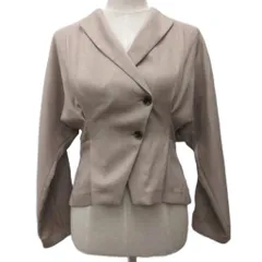 カリテ qualite 美品 ジャケット ブルゾン ダブルブレスト 変形 36 ベージュ 3251-00-800001のサムネイル
